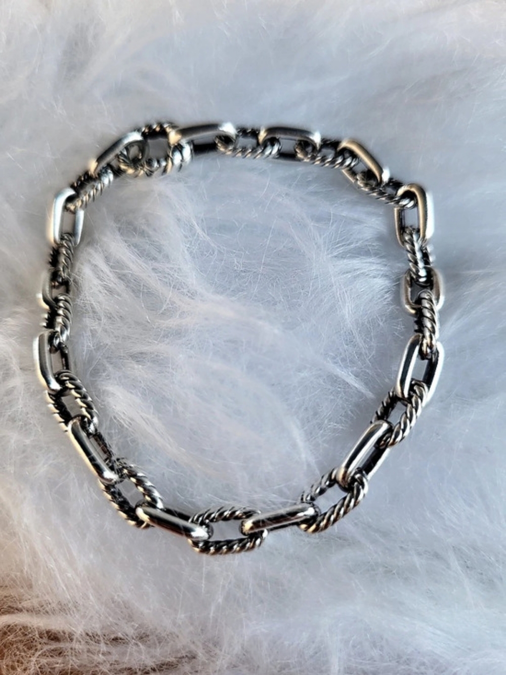 David Yurman DY Madison Chain Bracelet Sterling Silver 5.5mm. DYB01